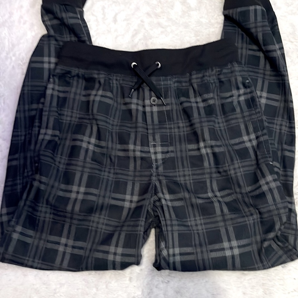 Plaid pajamas pants